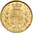 Great Britain. Sovereign, 1863. AU - 2