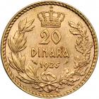 Yugoslavia. 20 Dinara, 1925. UNC - 2