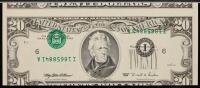 $20 small head inverted overprint