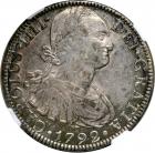 Mexico. 8 Reales, 1792-Mo FM. PCGS AU50