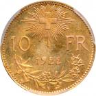 Switzerland. 10 Francs, 1922-B. PCGS SP65 - 2