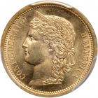 Switzerland. 20 Francs, 1886. PCGS MS63