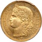 Switzerland. 20 Francs, 1895-B. PCGS MS63