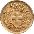 Switzerland. 20 Francs, 1901-B. PCGS MS66 - 2