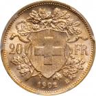 Switzerland. 20 Francs, 1902-B. PCGS MS65 - 2