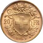 Switzerland. 20 Francs, 1949-B. PCGS MS66 - 2