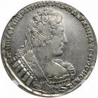 Russia. Ruble, 1733. NGC AU