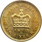 Great Britain. Third-Guinea, 1810. PCGS AU58 - 2