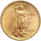 1907 $20 St. Gaudens. Flat relief. PCGS MS62