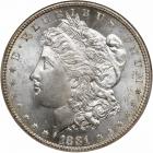 1881-S Morgan Dollar. NGC MS67