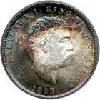 1883 Hawaiian Quarter Dollar. PCGS MS66