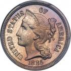 1885 Nickel Three Cents. PCGS PF65