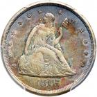 1875-CC Twenty Cents. PCGS AU50