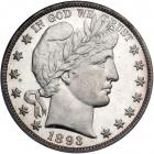 1893 Barber Half Dollar. PCGS PF65