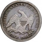 1850-O Liberty Seated Dollar. PCGS AU50 - 2