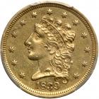 1839 $2.50 Classic Head