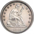 1885 Liberty Seated Quarter Dollar. NGC PF65