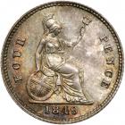 Great Britain. Groat, 1849. NGC MS66 - 2