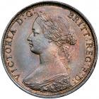 Great Britain. Halfpenny, 1864. NGC MS64