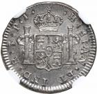 Bolivia. ½ Real, 1818-PJ (Potosi). NGC MS64 - 2