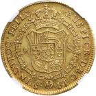 Chile. 8 Escudos, 1808-FJ (Santiago). NGC AU53 - 2