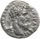 Divus Pertinax. Silver Denarius (2.6 g), died AD 193. VF