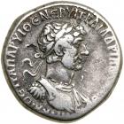 Hadrian. Silver Tetradrachm (14.6g), 117-138 AD. VF