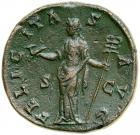 Antoninus Pius. Æ Sestertius (26.0 g), AD 138-161. VF - 2