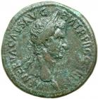 Nerva. Æ Sestertius (27.1 g), AD 96-98. VF