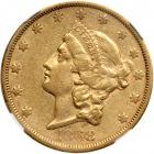 1868-S $20 Liberty. NGC AU50