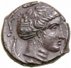 Sicily, Panormos. Punic Occupation. Silver Tetradrachm, ca. 415-300 BC. VF - 2