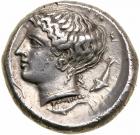 Sicily, Syracuse. Second Democracy. Silver Tetradrachm, 466-405 BC. AEF - 2