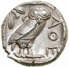 Attica, Athens. Silver Tetradrachm (17.2 g), ca. 460-404 BC. MS - 2