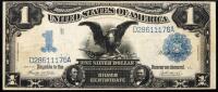 $1 Black Eagle with Back Misalignment Error