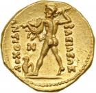 Baktrian Kingdom. Diodotos I and Diodotos II. Gold Stater (8.3 g), ca. 250-230 BC. EF - 2