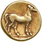 Zeugitania, Carthage. Electrum Stater (7.4 g), ca. 290-270 BC. VF - 2