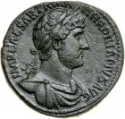 Hadrian. AE Sestertius (25.5g), 117-138 AD. VF