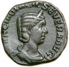 Otacilia Severa. AE Sestertius (15.24 g), Augusta, AD 244-249 Choice VF