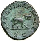 Philip II. Æ Sestertius (18.5 g), AD 247-249. VF - 2