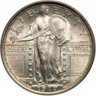 1917 Liberty Standing Quarter Dollar. Type 1. PCGS MS65