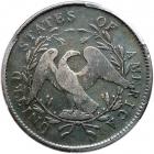 1795 Flowing Hair Dollar. 2 leaves beneath each wing. PCGS VG8 - 2