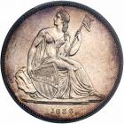 1836 Pattern Dollar. Silver, plain edge. PCGS PF58