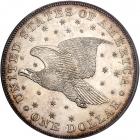 1836 Pattern Dollar. Silver, plain edge. PCGS PF58 - 2