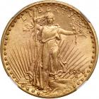 1914 $20 St. Gaudens. NGC MS61