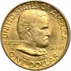 1922 Grant Gold Dollar, no star. PCGS MS64