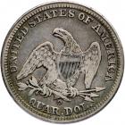 1842-O Liberty Seated Quarter Dollar. Small date. PCGS F15 - 2