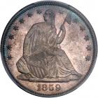 1859 Liberty Seated Half Dollar. PCGS PF65