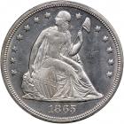 1865 Liberty Seated Dollar. PCGS MS64