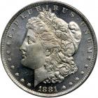 1881-O Morgan Dollar. PCGS MS65