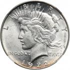 1922-D Peace Dollar. NGC MS67